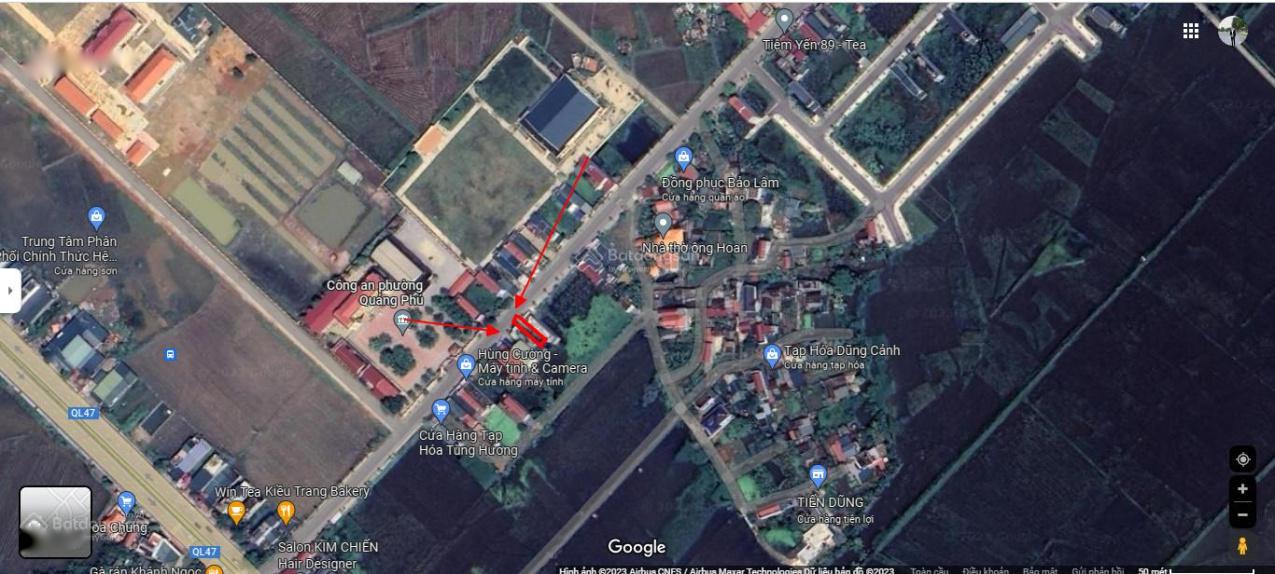 Cần Bán Lô Đấy 110M Đối Diện Công An Phường Quảng Phú - Thanh Hóa, Đầy Đủ Giấy Tờ