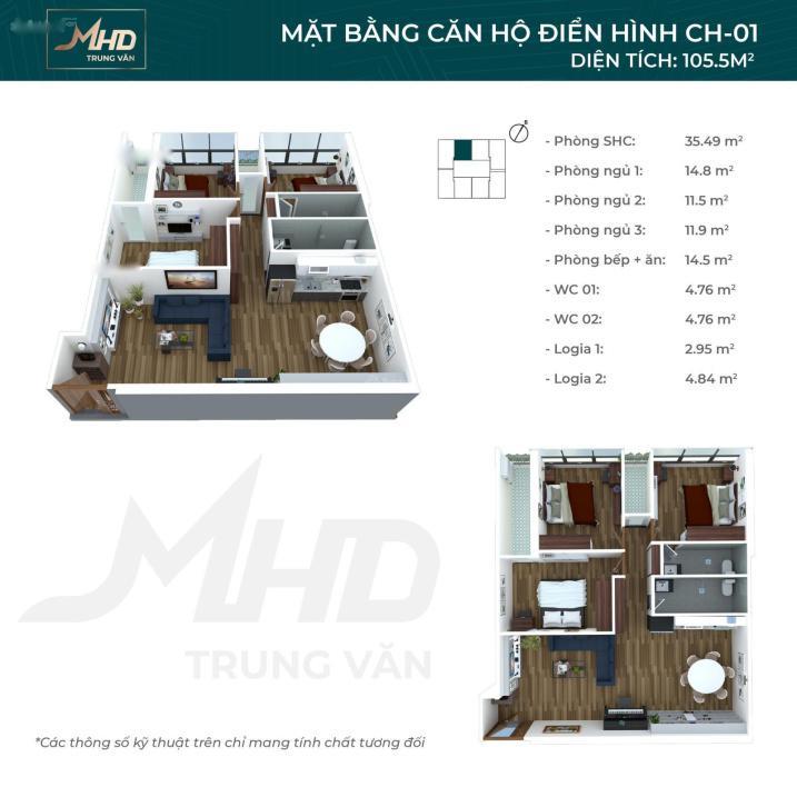 Sở Hữu Ngay Căn Mhd Trung Văn, 3 Phòng Ngủ, 106 M2, Giá 4.2 Tỷ Tại Nam Từ Liêm - Hà Nội