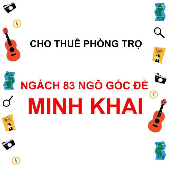 Cho Thuê Phòng Trọ Ngách 83, Ngõ Gốc Đề, Minh Khai