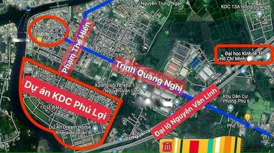 Bán Gấp Đất Nền Khu Dân Cư Phú Lợi, 120 M2 Tại Quận 8 - Tp Hồ Chí Minh, Giá Tốt