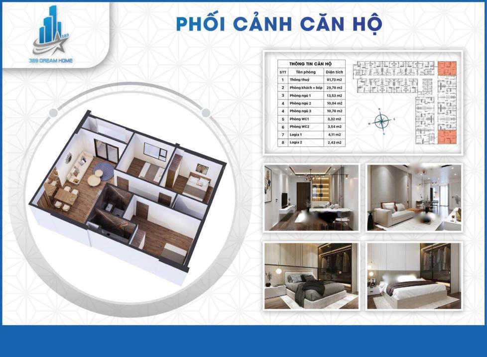 Sở Hữu Ngay Chung Cư Chung Cư 389 Dream Home, 2 Phòng Ngủ, 52 M2, Giá 868 Tr Tại Vinh - Nghệ An