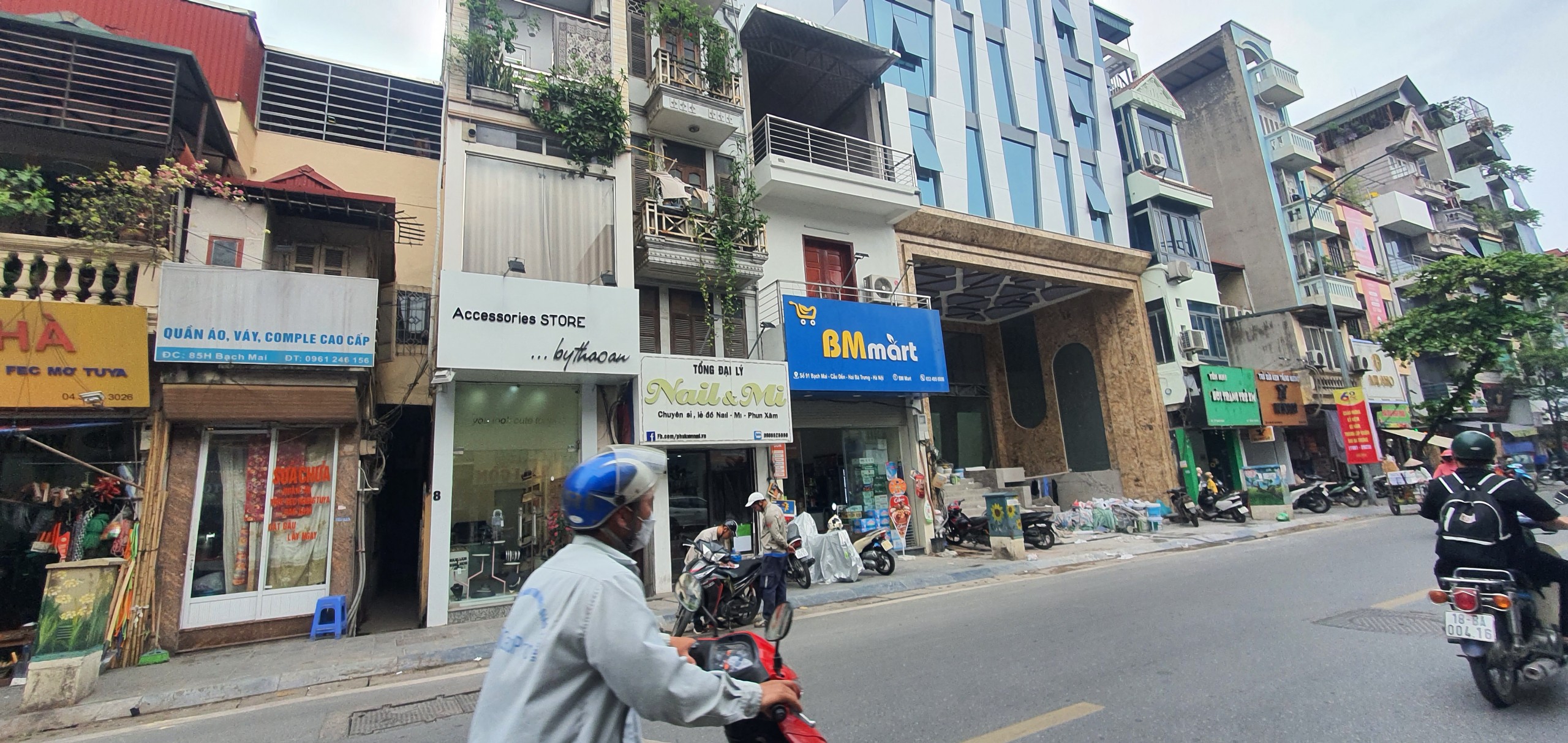 BÁN NHÀ MẶT PHỐ BẠCH MAI HAI BÀ TRƯNG SỔ ĐỎ 103m2 8,8 TỶ VỈA HÈ KINH DOANH ĐỈNH