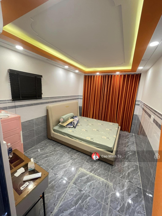 9,4 Tỷ - Nhà Mặt Tiền Đường Bùi Văn Ba Mới Xây 4 Tầng Sát Bên Chợ