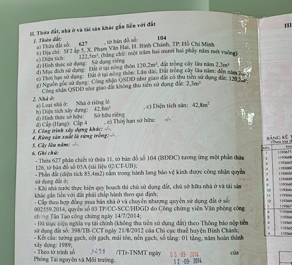 Bán Lỗ Đất full thổ cư, Tỉnh lộ 10, Bình chánh, SHR, khu dân cư hiện hữu