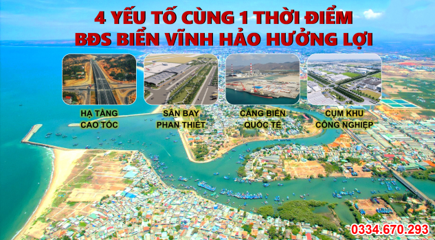 Sở Hữu Ngay Đất Nền Biển Bình Thuận Gần Nút Giao Vĩnh Hảo - Phan Thiết
