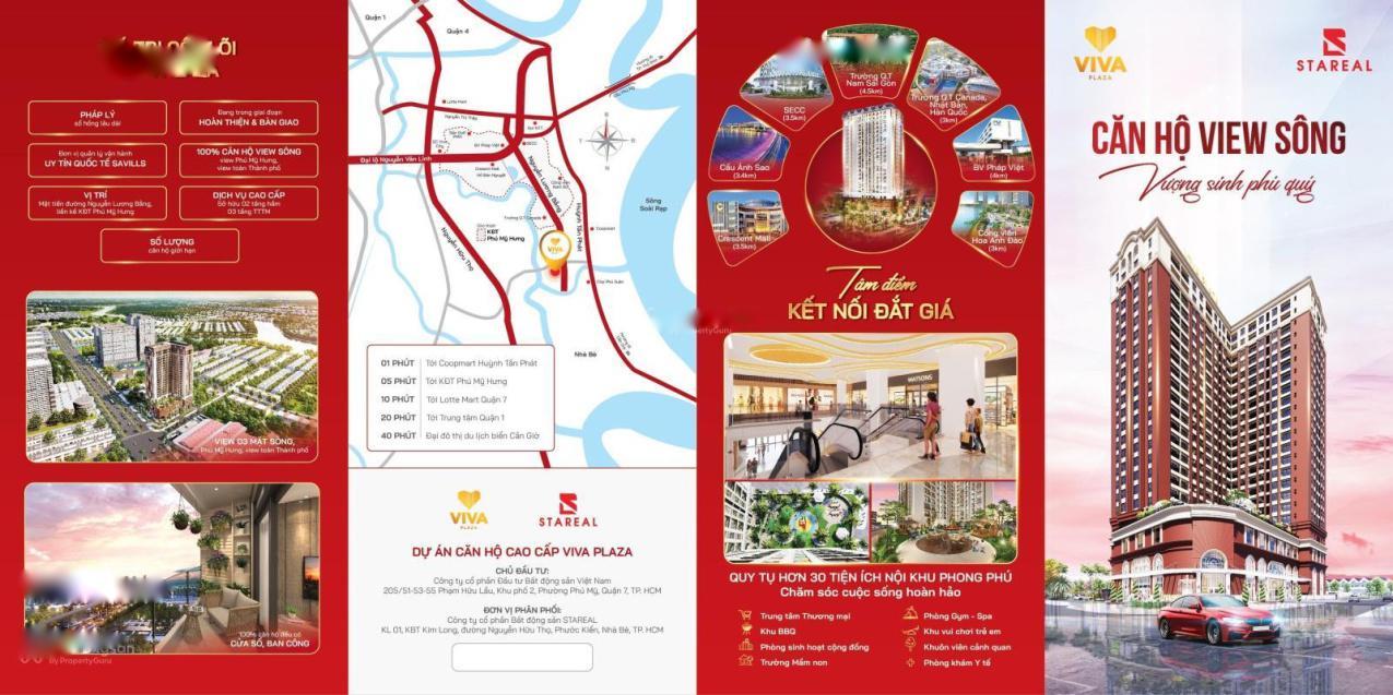 Sở Hữu Căn Hộ Chung Cư Viva Plaza, 1 Phòng Ngủ, 55 M2, Giá 2.5 Tỷ Tại 7 - Tp Hồ Chí Minh