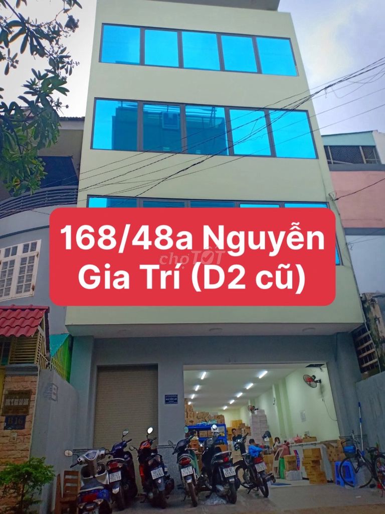 Cho Thuê Building 168/48A D2 P25 Bình Thạnh 7X18M