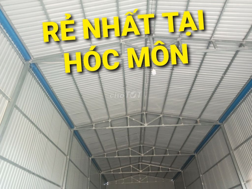 Thanh Lý Xưởng 500M2 Mặt Tiền Đường Thanh Niên Tân Thới Nhì Hóc Môn