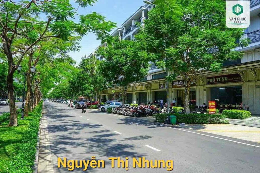 Shophouse 7X20M 1T5L Mặt Tiền Nguyễn Thị Nhung Cổng Kđt Vạn Phúc