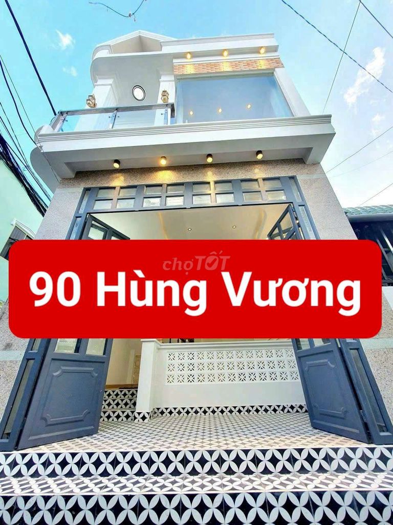 Nhà Trệt Lầu Đẹp- Hẻm 90 Hùng Vương