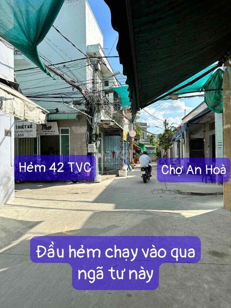 2 Nền Rẻ Hẻm 38 Trần Việt Chậu Sát Chợ An Hoà - Hướng Chánh Đông Hiếm