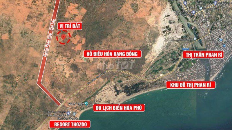 Đất Ven Biển Chỉ 250K/M2 Phan Rí Thành- Bình Thuận