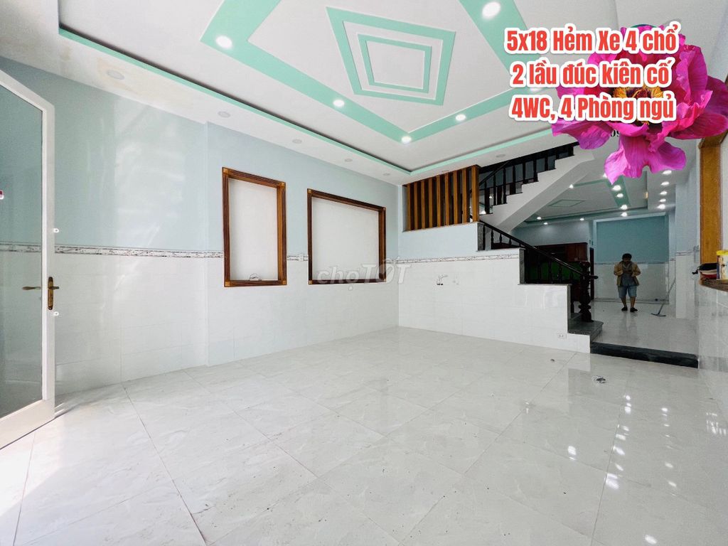 Bán Gấp Nhà Đẹp 2 Lầu Phan Huy Ích - Hxh - Ngang 5M Chỉ 7,260Tr