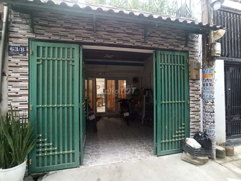 Bán Nhà Hxh 1/ Thạnh Lộc 29, Shr, Gần Chợ Cầu Đồng.