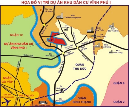 Bán Lô 100M2 Full Tc, Sổ Sẵn, Kdc Vĩnh Phú I, Thuận An, Đông Dân Cư