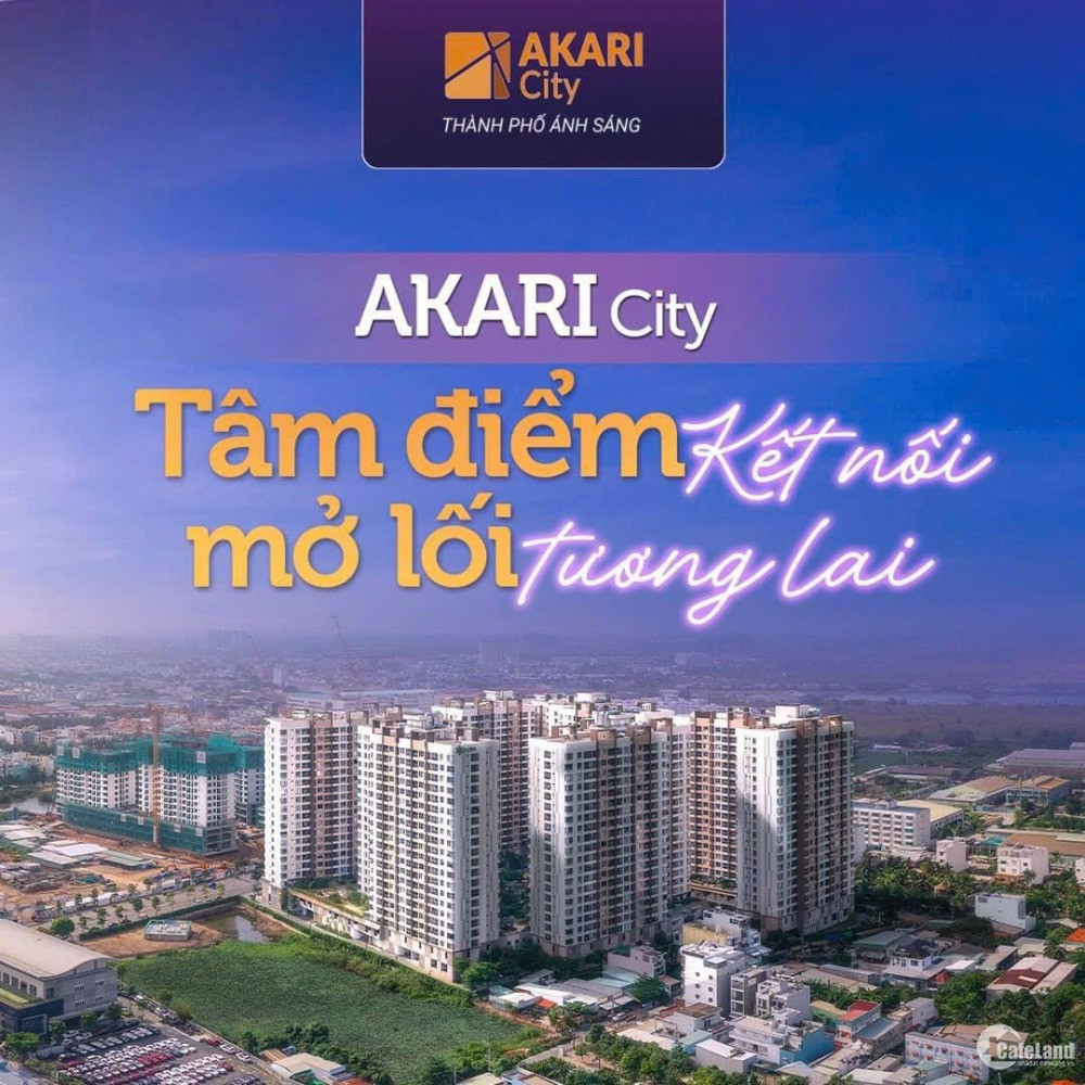Giỏ Hàng Akari City Giá Gốc Từ Cđt Nam Long, Ck 6% + 2 Chỉ Vàng, 3 Tháng Chỉ 5%.