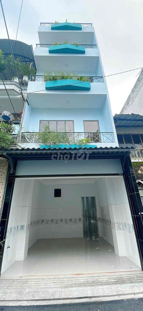 Nhà Tân Phú, 5 Tầng, Hẻm Nhựa 6M Thông, 4X21, 7.X