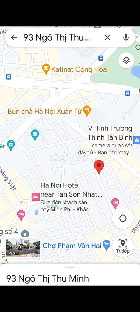 Phòng Trọ Thuê Ngô Thị Thu Minh Gần Chợ Phạm Văn Hai