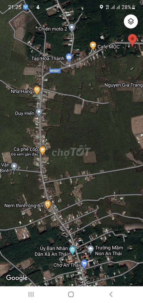 Đất Huyện Phú Giáo Mặt Tiền Đường Nhựa Đh 507