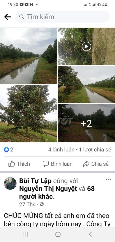 Bán Đất Vườn Sầu Riêng