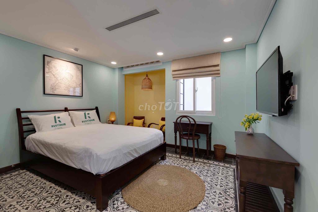 1Br 45M2 Style Indochine Quoc Huong, Thao Dien.w 1/11 Available