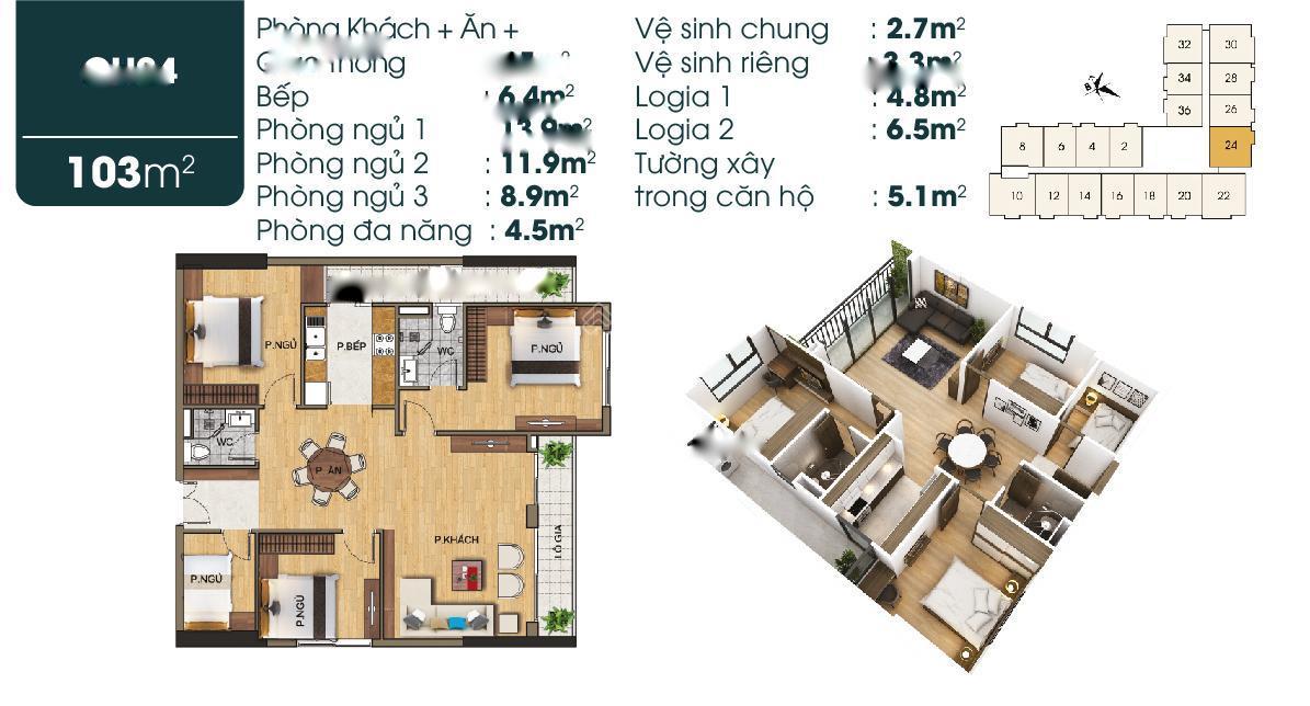 Cần Bán Ngay Chung Cư Tsg Lotus Sài Đồng, 3 Phòng Ngủ, 103 M2, Giá 3.55 Tỷ Tại Long Biên