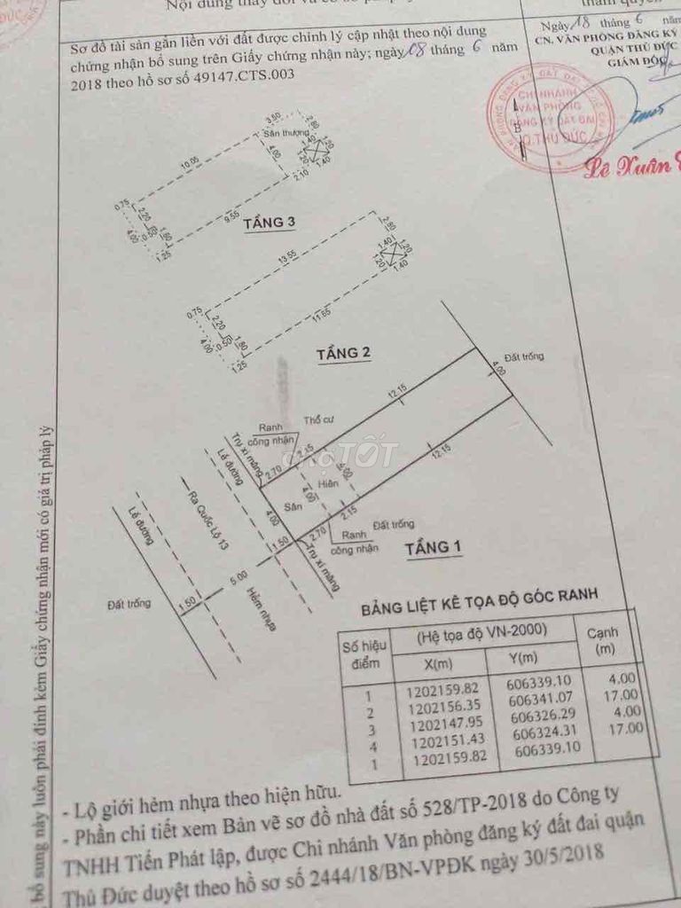 Nhà 5.7 Tỷ 3 Lầu Đường 7M Dt 4M X 17M Ngay Ngã 4 Hbp