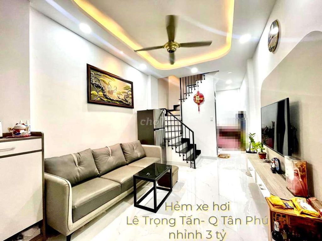 Bán Nhà Tân Phú - Hxh- 2Pn - 2Tầng - Full Nội Thất - Nhỉnh 3Tỷ