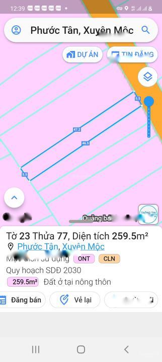 Cần Bán Gấp Bán Nhanh Miếng Đất 220 M2 Tại Phước Tân - Xuyên Mộc - Bà Rịa Vũng Tàu, Giá 1.6 Tỷ
