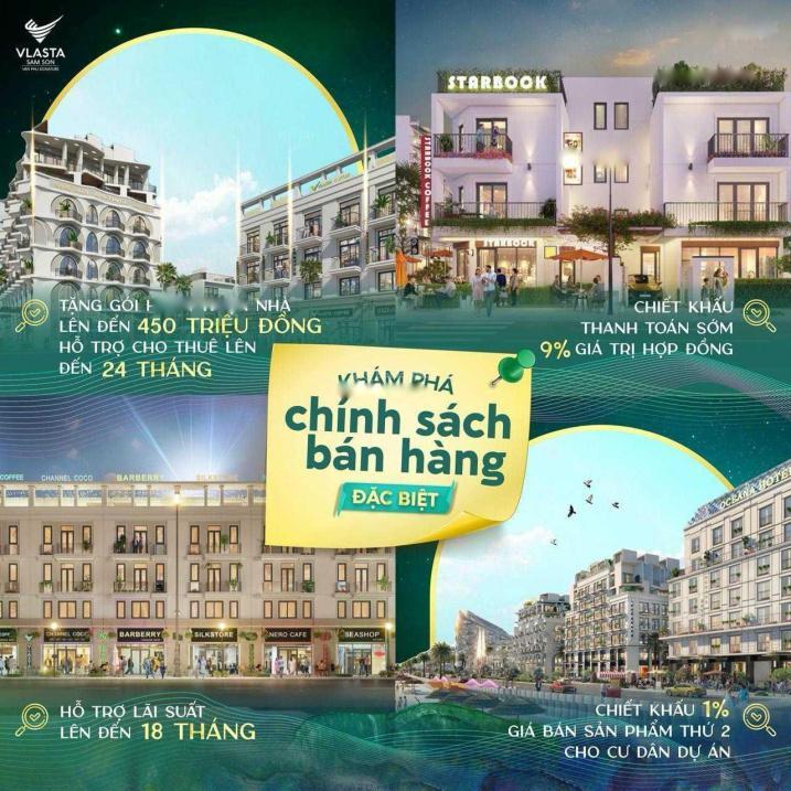 Bán Shop House Vlasta Sầm Sơn, 5 Tầng, 150 M2, Giá Tốt Tại Thị Xã Sầm Sơn - Thanh Hóa