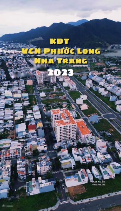 Bán Gấp Lô Đất Nền Khu Đô Thị Vcn Phước Long, 132 M2, Mặt Tiền 8M Tại Nha Trang, Giá 7.26 Tỷ
