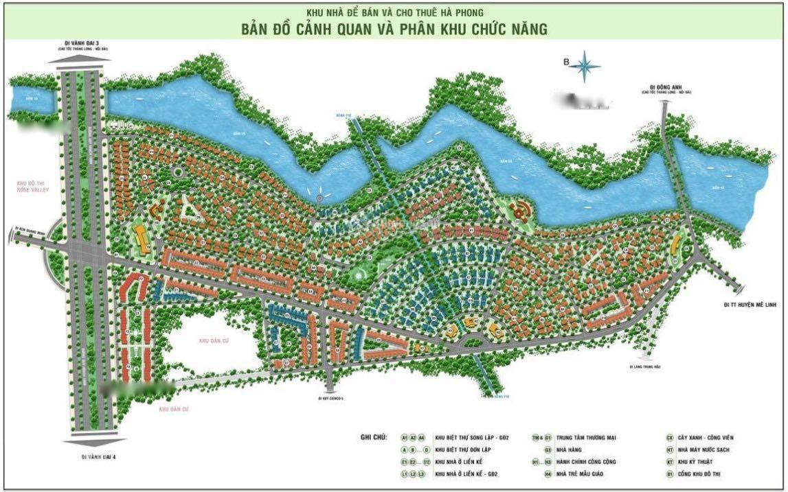 Bán Gấp Căn Biệt Thự Khu Đô Thị Hà Phong, 3 Tầng, 300 M2, Giá Rẻ Tại Mê Linh - Hà Nội