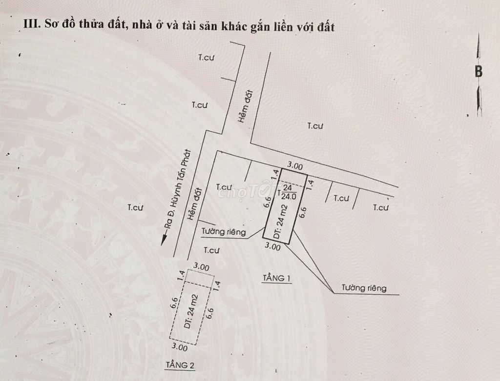 Chính Chủ, Sổ Hồng Hoàn Công, Nhà Hẻm 1135 Htp Huỳnh Tấn Phát