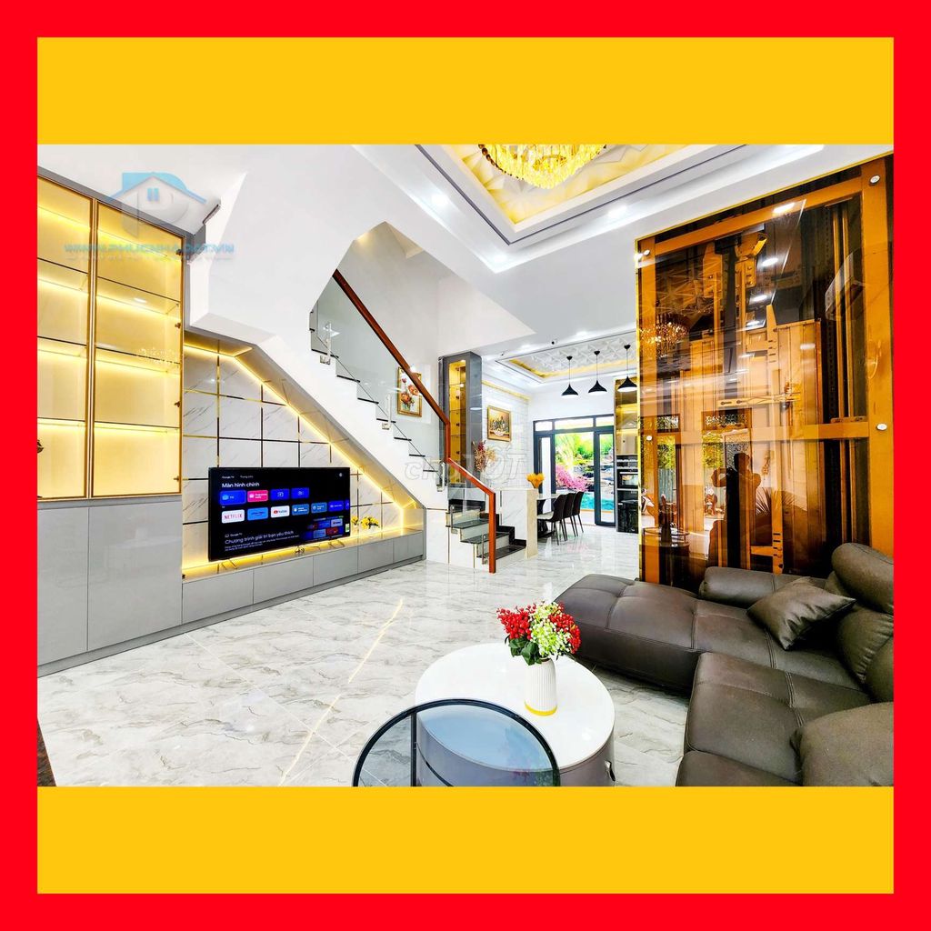 🅿️⛔️ Nhà Có Thang Máy ⛔️🅿️ Kdc Compoud Huỳnh Tấn Phát 5.5X16M