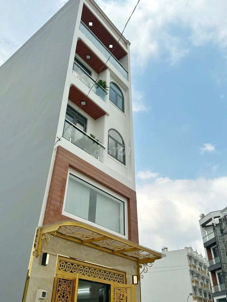 Nhà Mới Đúc 1 Lửng 3 Lầu Đường Bình Long Giáp Tân Phú 4X15M Giá 5.5 Tỷ