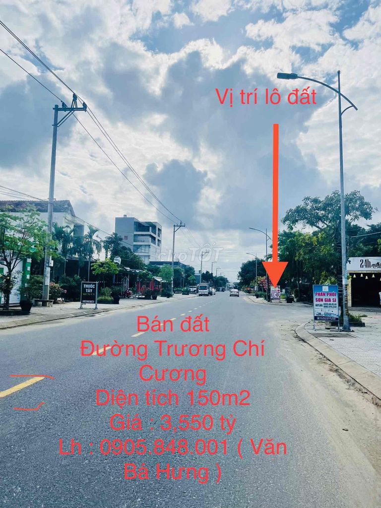 Bán Đất Đường Trương Chí Cương,Tt Nam Phước,Duy Xuyên,Quảng Nam