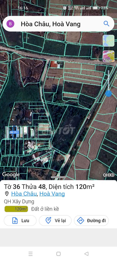 6X20M2. Đất Ở Thôn Quan Châu, Xã Hoà Châu