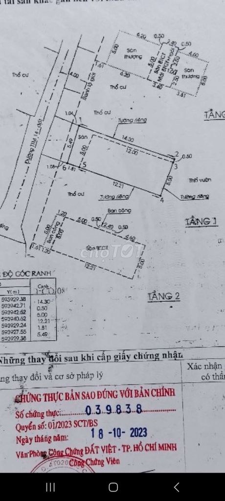 Nhà 2 Lầu Sổ Hồng Riêng 5,5X17 Trịnh Thị Miếng Vào 100M