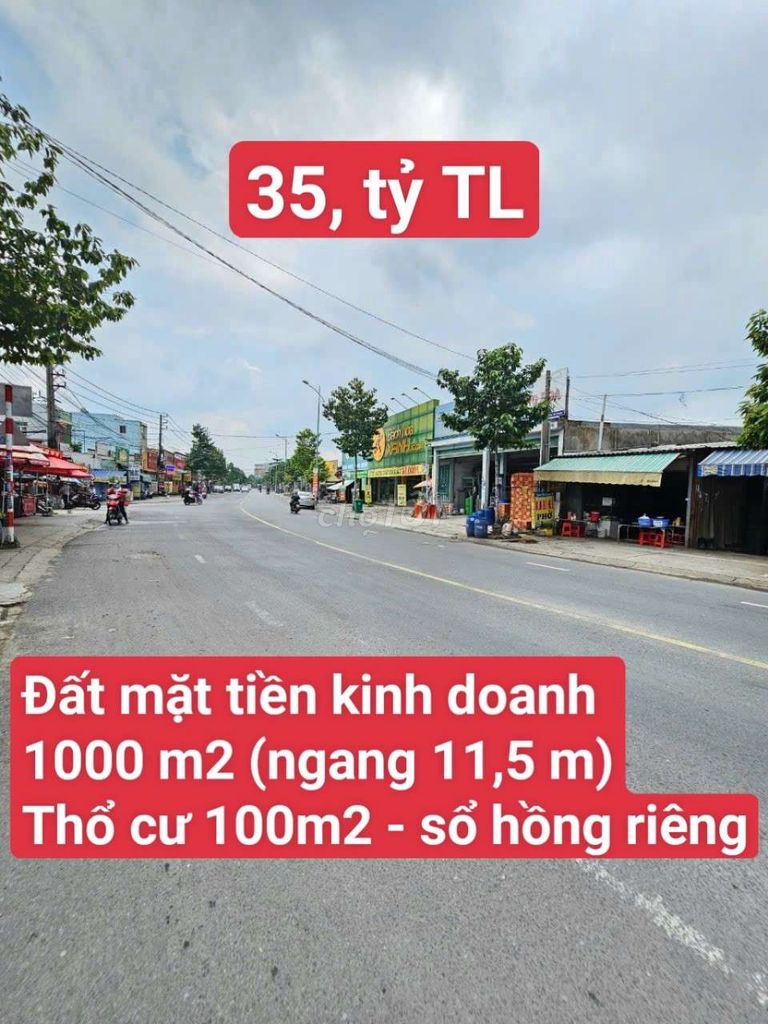 🆘 Bán Đất 1000M2 Mặt Tiền Nguyễn Thị Minh Khai,P.tân Đông Hiệp, Dĩ An