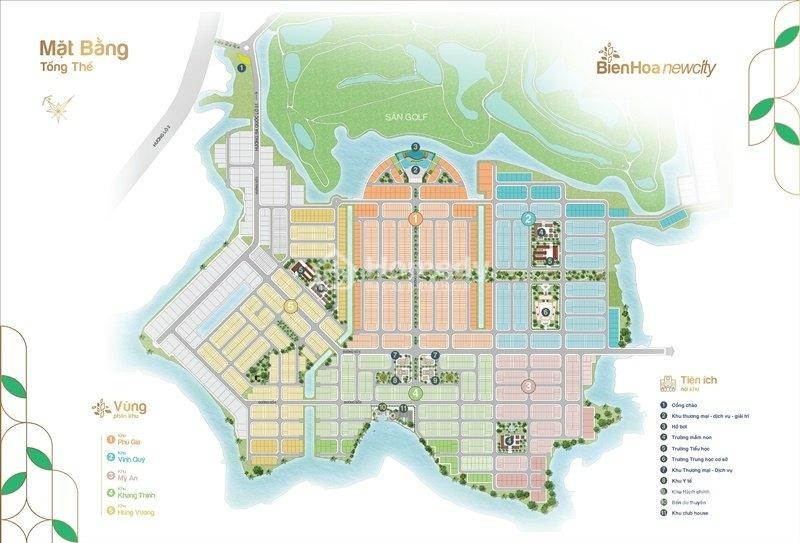 Chuyên Bán Đất Nền Sổ Đỏ Biên Hòa New City Liền Kề Dự Án Aqua City Novaland