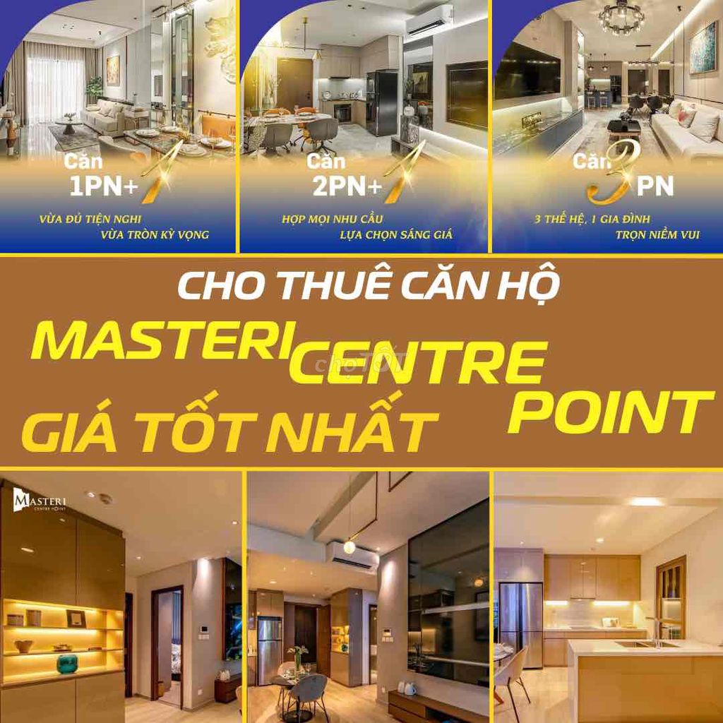 Cho Thuê 2Pn Masteri Centre Point 8 Triệu