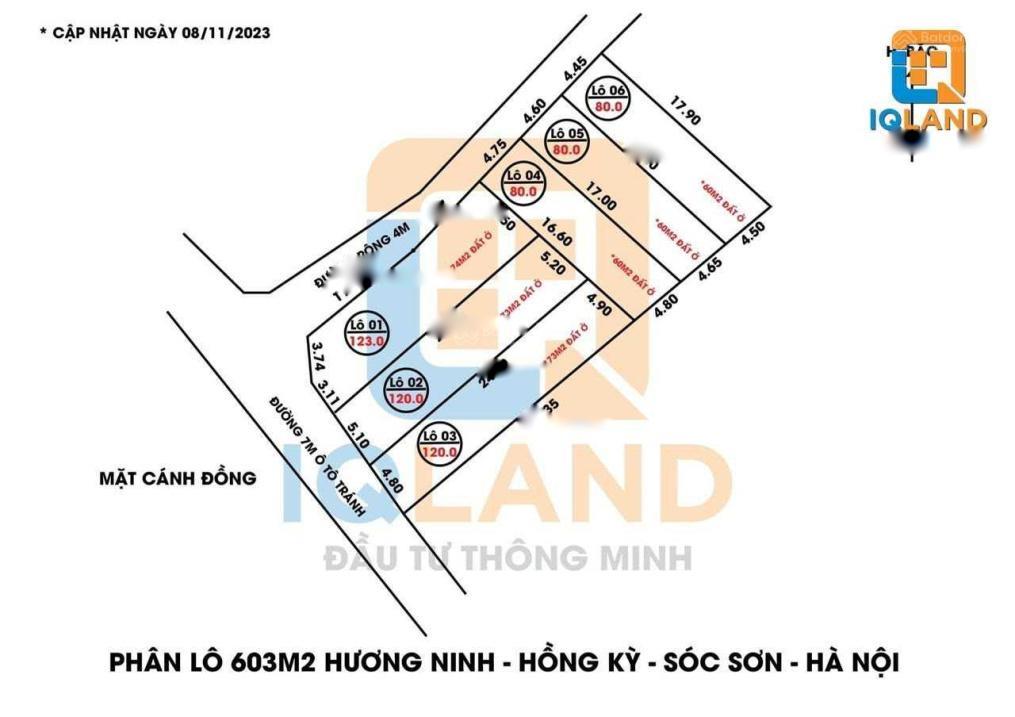 Cần Bán Ngay Miếng Đất 80 M2 Tại Xã Hồng Kỳ - Sóc Sơn - Hà Nội, Giá 680 Triệu