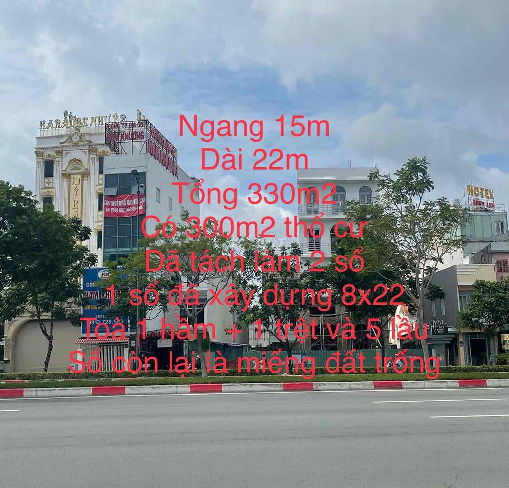Toà Nhà 350M2 15X22 Phạm Văn Đồng,Phường Hiệp Bình Chánh Thủ Đức