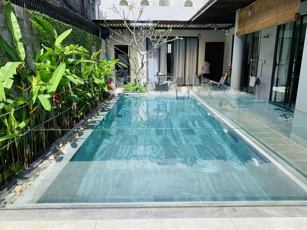 Cho Thuê Villa Hồ Bơi 250M2 Siêu Đẹp Đường Lớn Khu Nam Việt Á