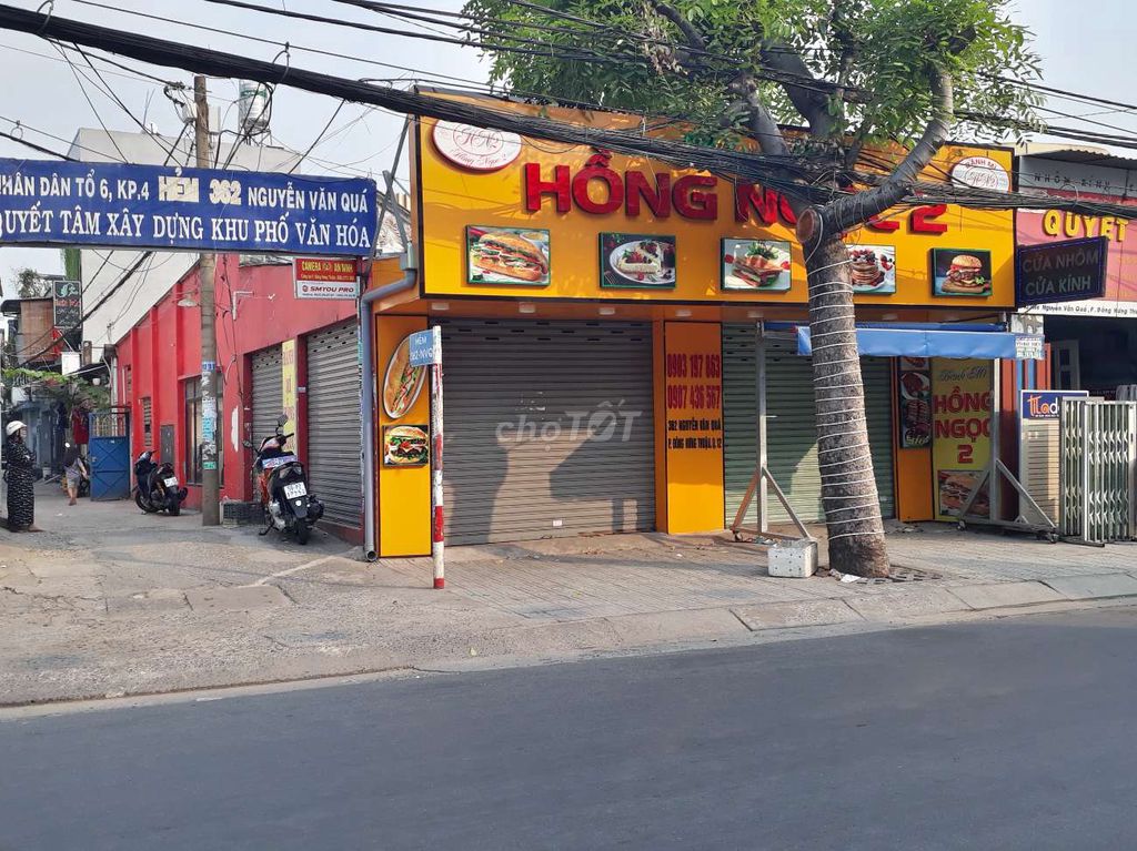 Nhà Mặt Tiền Đường (Nguyễn Văn Quá) Thuận Tiện Vừa Ở & Kinh Doanh
