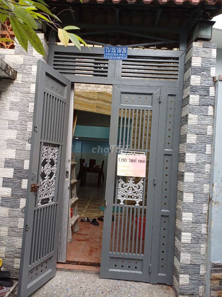 Nhà Cho Thuê Nguyên Căn, Gần Chợ, Trường Hoc, Sân Bay Tân Sơn Nhất