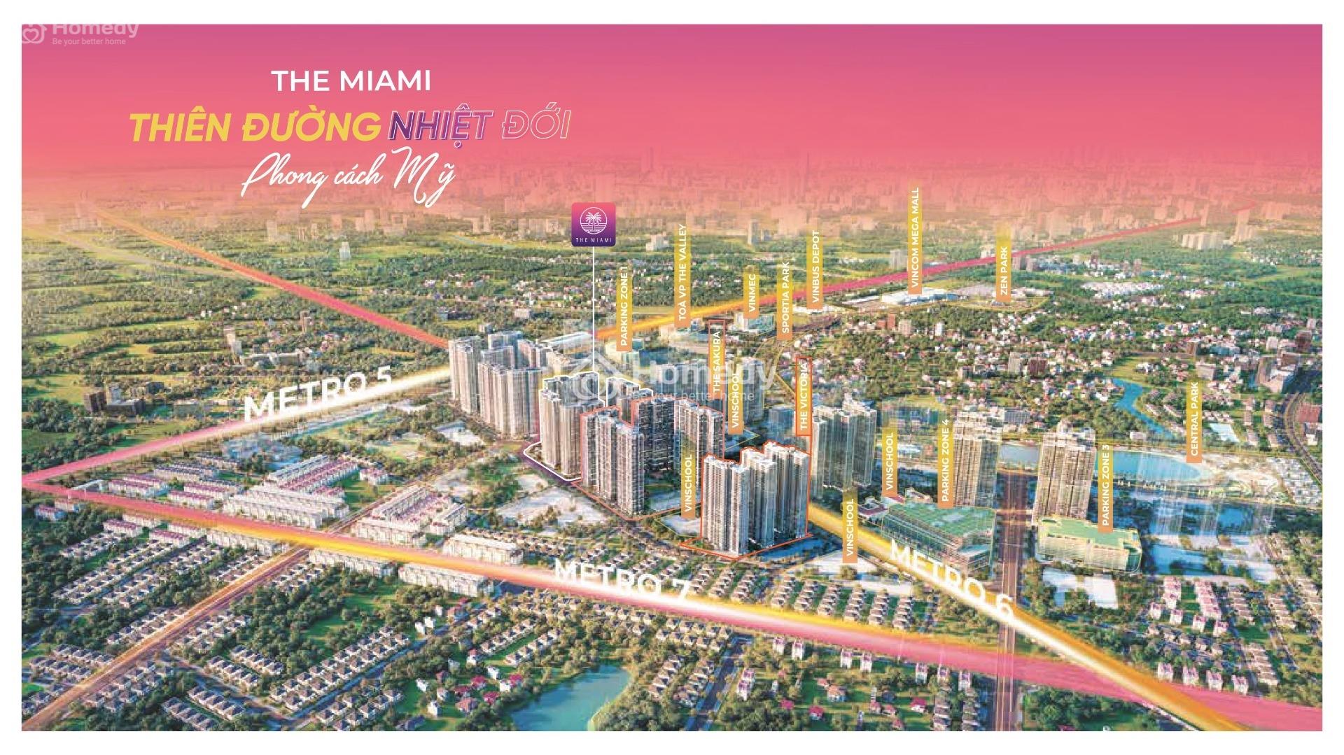 Nhận Booking Chọn Căn Trước Tòa Gs5,6 Phân Khu Miami Dự Án Vinhomes Smart City Giá Từ 1,X Tỷ