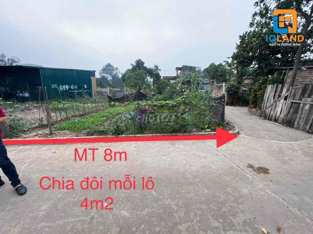 Bán 103M Chia 2 Được Giá Rẻ-Đường Oto- Tân Minh Sóc Sơn- Cách Ql3 1Km