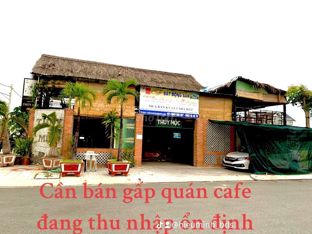 Kẹt Tiền Bán Lỗ Quán Cafe 2 Mặt Tiền Đường Lớn, Kinh Doanh Đông Khách