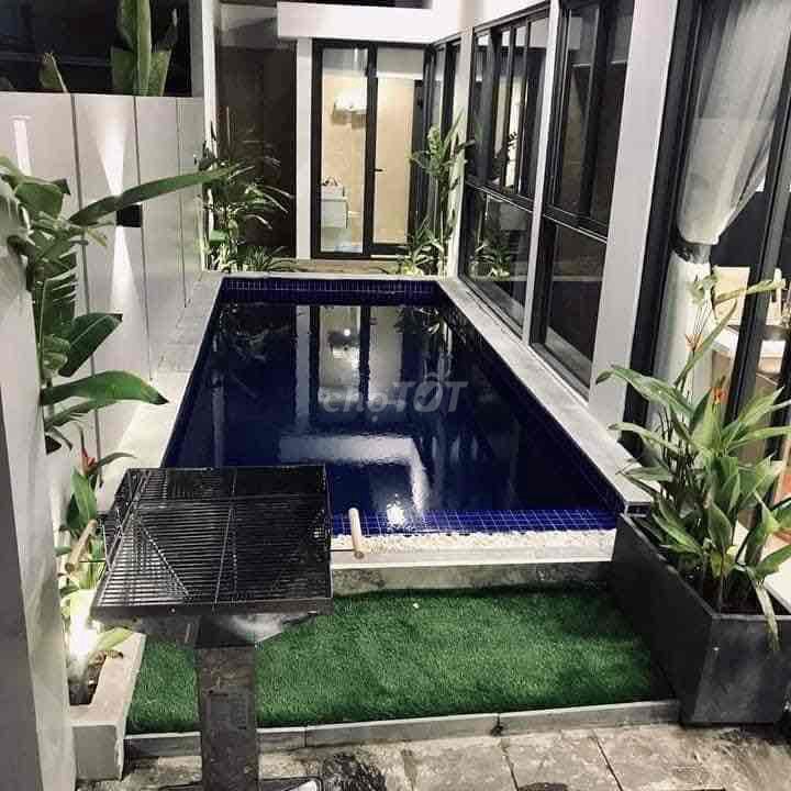 Cho Thuê Villa Sân Vườn Bể Bơi 3Pn Khu An Thượng